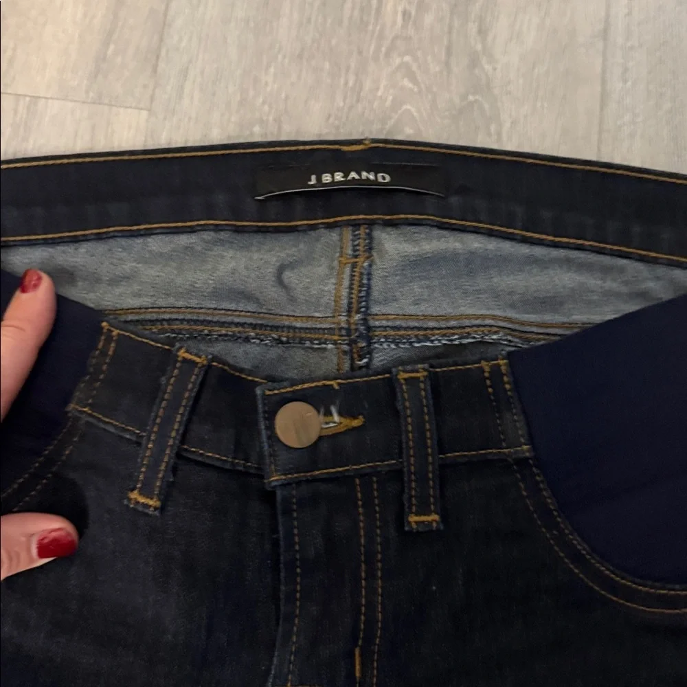 J Brand Dark Indigo Jeggings maternity size 29 - Picture 5 of 9